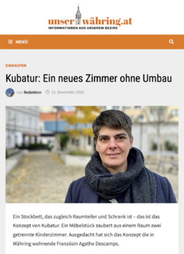  Kubatur ist die Raumlösung für Familien mit Kindern. Design & Konzept by Agathe Descamps.