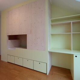 Kubatur ist die Raumlösung für Familien mit Kindern. Design & Konzept by Agathe Descamps.