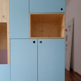 Kubatur ist die Raumlösung für Familien mit Kindern. Design & Konzept by Agathe Descamps.