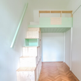 Kubatur ist die Raumlösung für Familien mit Kindern. Design & Konzept by Agathe Descamps.