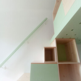  Kubatur ist die Raumlösung für Familien mit Kindern. Design & Konzept by Agathe Descamps.