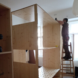 Kubatur ist die Raumlösung für Familien mit Kindern. Design & Konzept by Agathe Descamps.